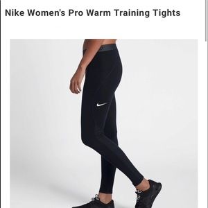 Nike women’s pro warm training tights